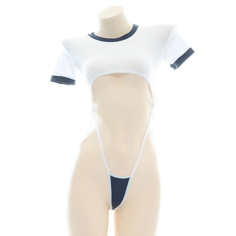 Lingerie - Lingerie sexy estilo body com recortes,