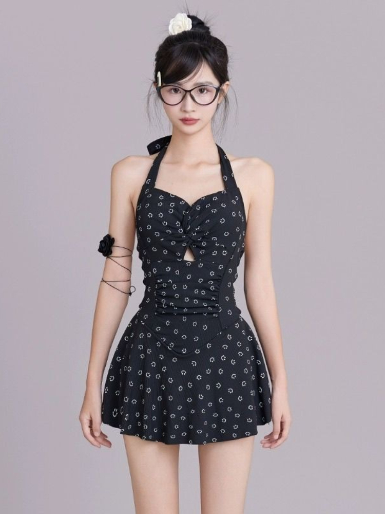 Skirts - Maiô Feminino Halter de Uma Peça