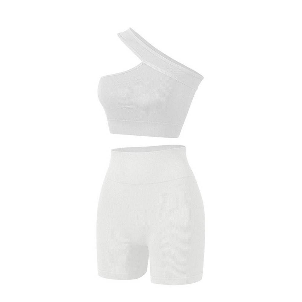 Seamless Ribbed Workout Tank Top - Conjunto de Treino Feminino Confortável Sem