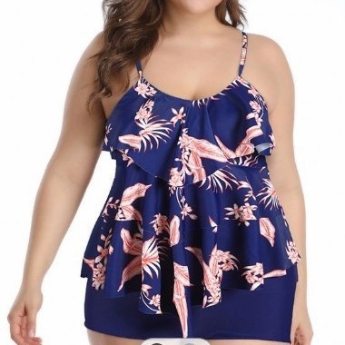 Tankini Feminino com Estampa F - Tops avaliação e preço