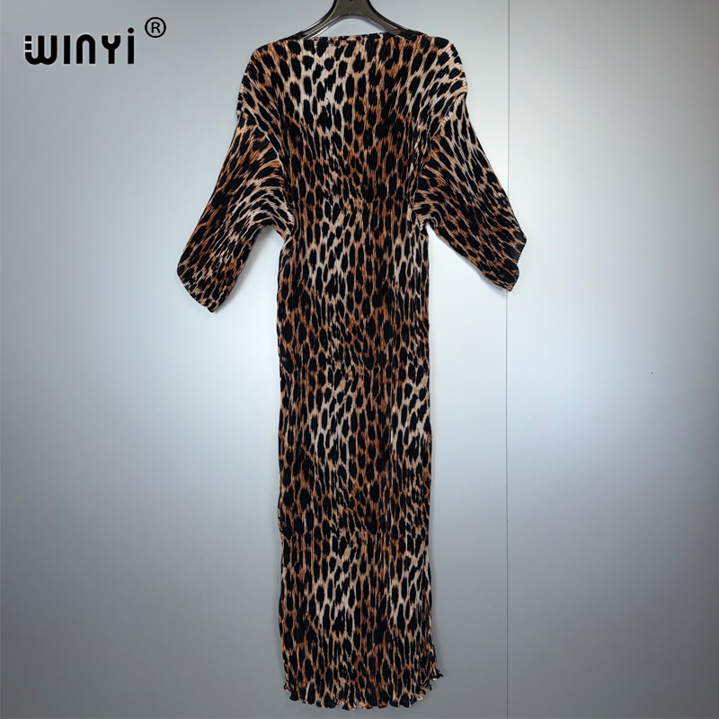 Winyi verão plissado elástico  - Boho Summer Beach Maxi Dress avaliação e preço