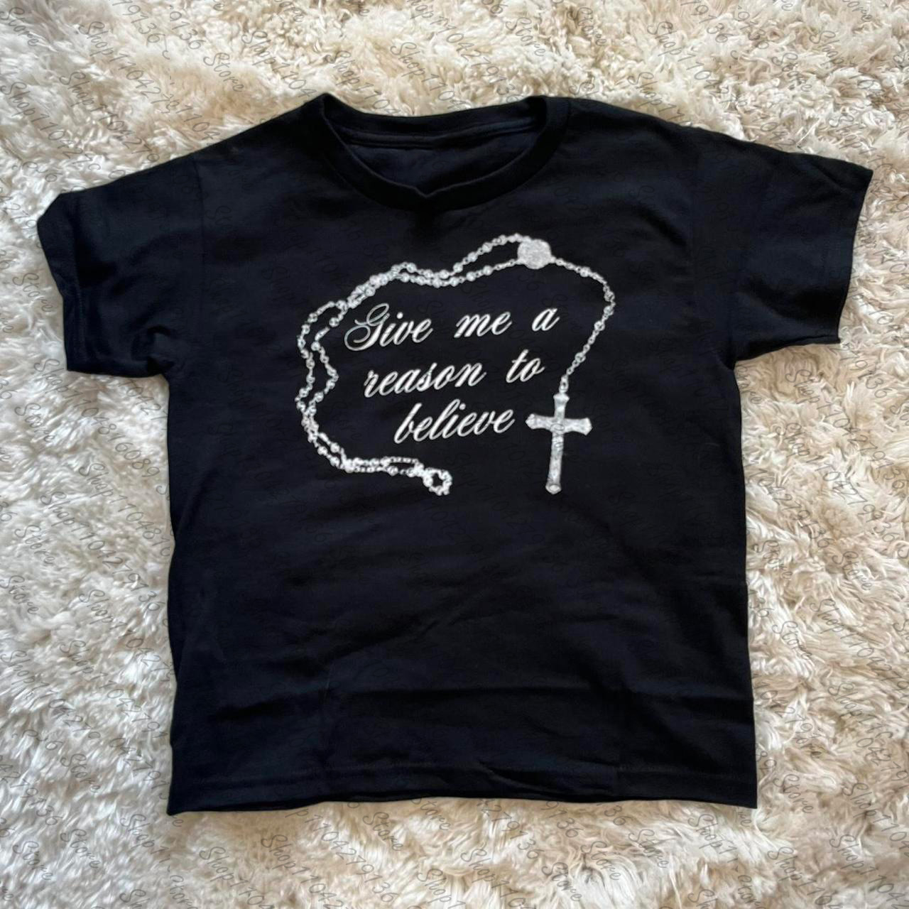 Roupas Femininas dos Anos 2000 - Y2K Graphic Baby Tee Crop avaliação e preço
