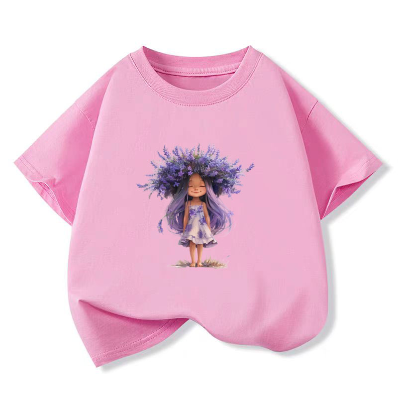 Novo y2k topos lavanda menina  - Y2K Graphic Baby Tee Crop avaliação e preço