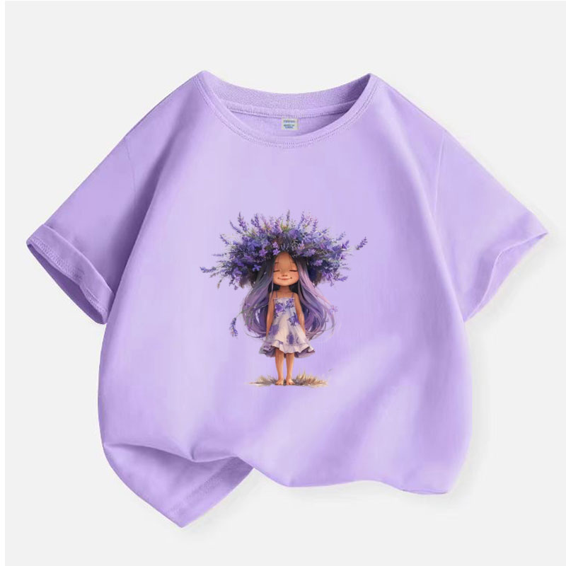 Novo y2k topos lavanda menina  - Y2K Graphic Baby Tee Crop avaliação e preço