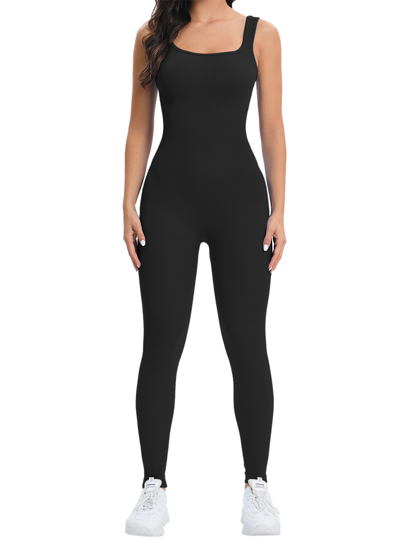 Mulheres treino sem costura ma - Seamless Ribbed Workout Tank Top avaliação e preço