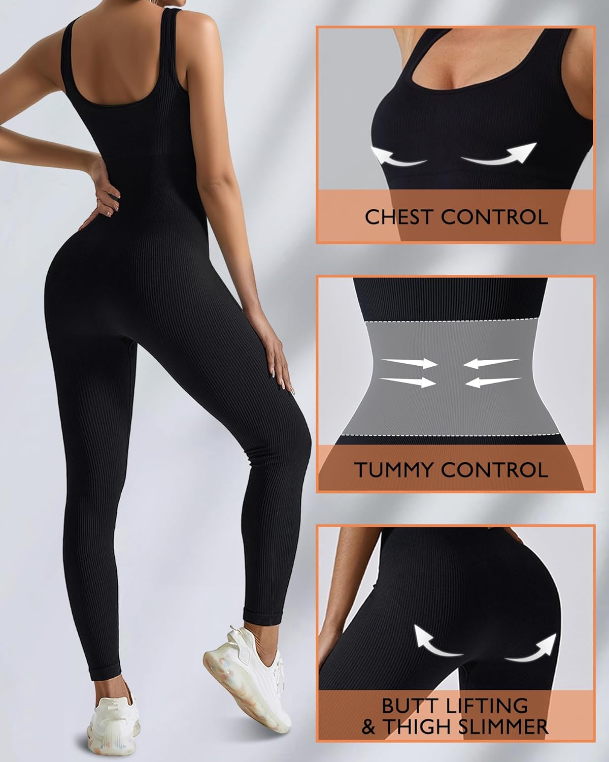 Mulheres treino sem costura ma - Seamless Ribbed Workout Tank Top avaliação e preço