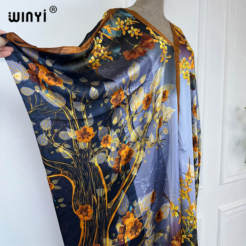 WINYI 2023 Vestido Longo Maxi  - Boho Summer Beach Maxi Dress avaliação e preço