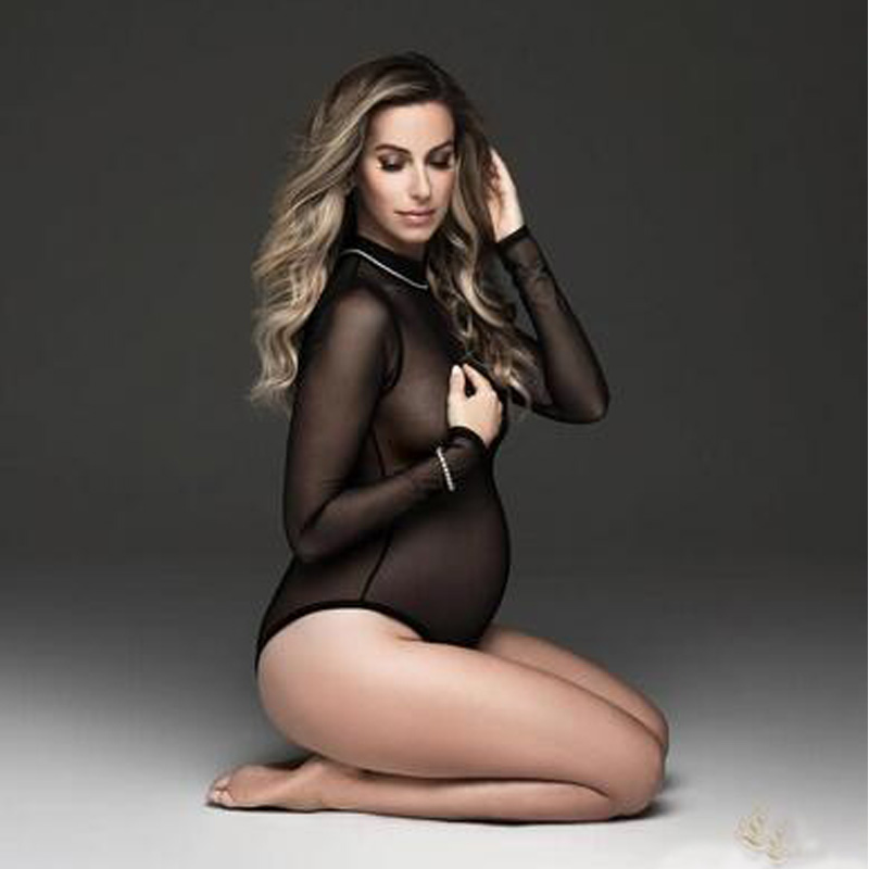 Vestido de maternidade para se - Sexy Mesh Sheer Bodycon Dress avaliação e preço