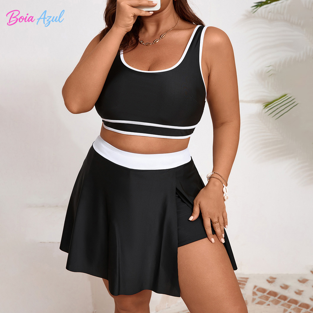 Maiô tankini de duas peças em  - Dresses avaliação e preço