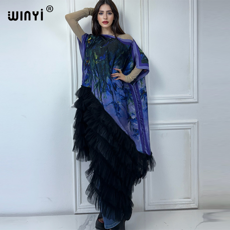 WINYI Africa Vestuário Feminin - Boho Summer Beach Maxi Dress avaliação e preço