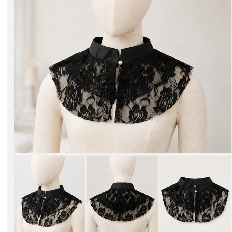 Elegante Gola Falsa de Renda F - Dresses avaliação e preço