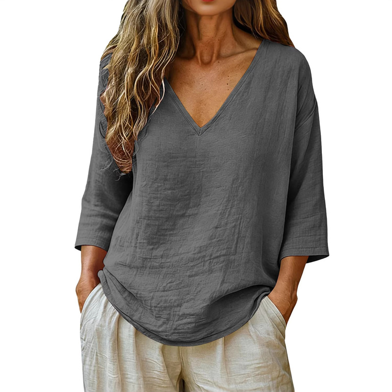 Camisetas Femininas com Decote - Blouses avaliação e preço