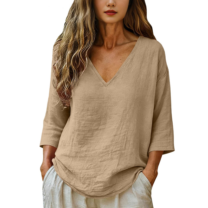 Camisetas Femininas com Decote - Blouses avaliação e preço